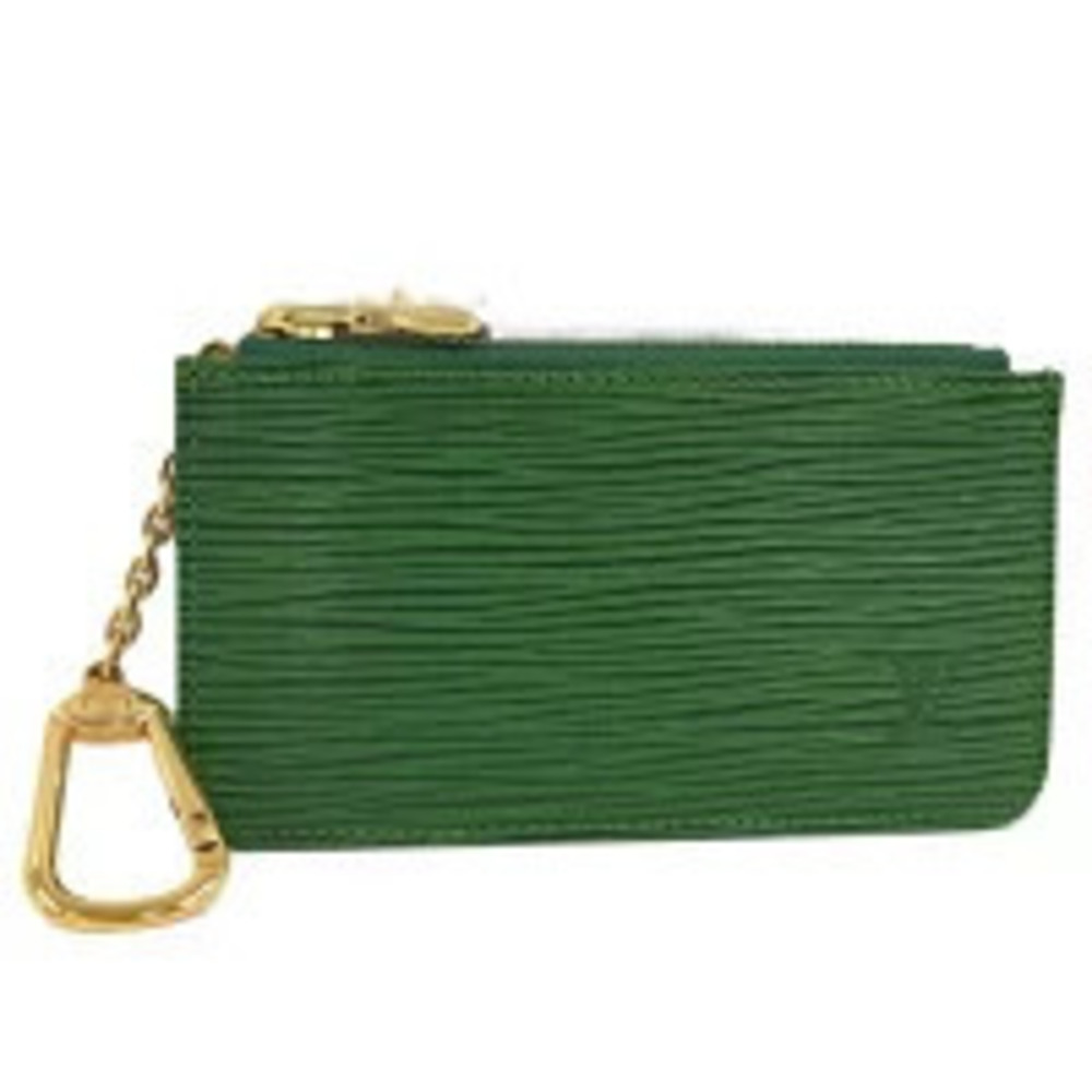 LOUIS VUITTON Pochette coin case Wallet Epi Leather Borneo Green